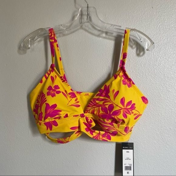 BCBG Paris Floral Bikini Swimsuit - Picture 6 of 14